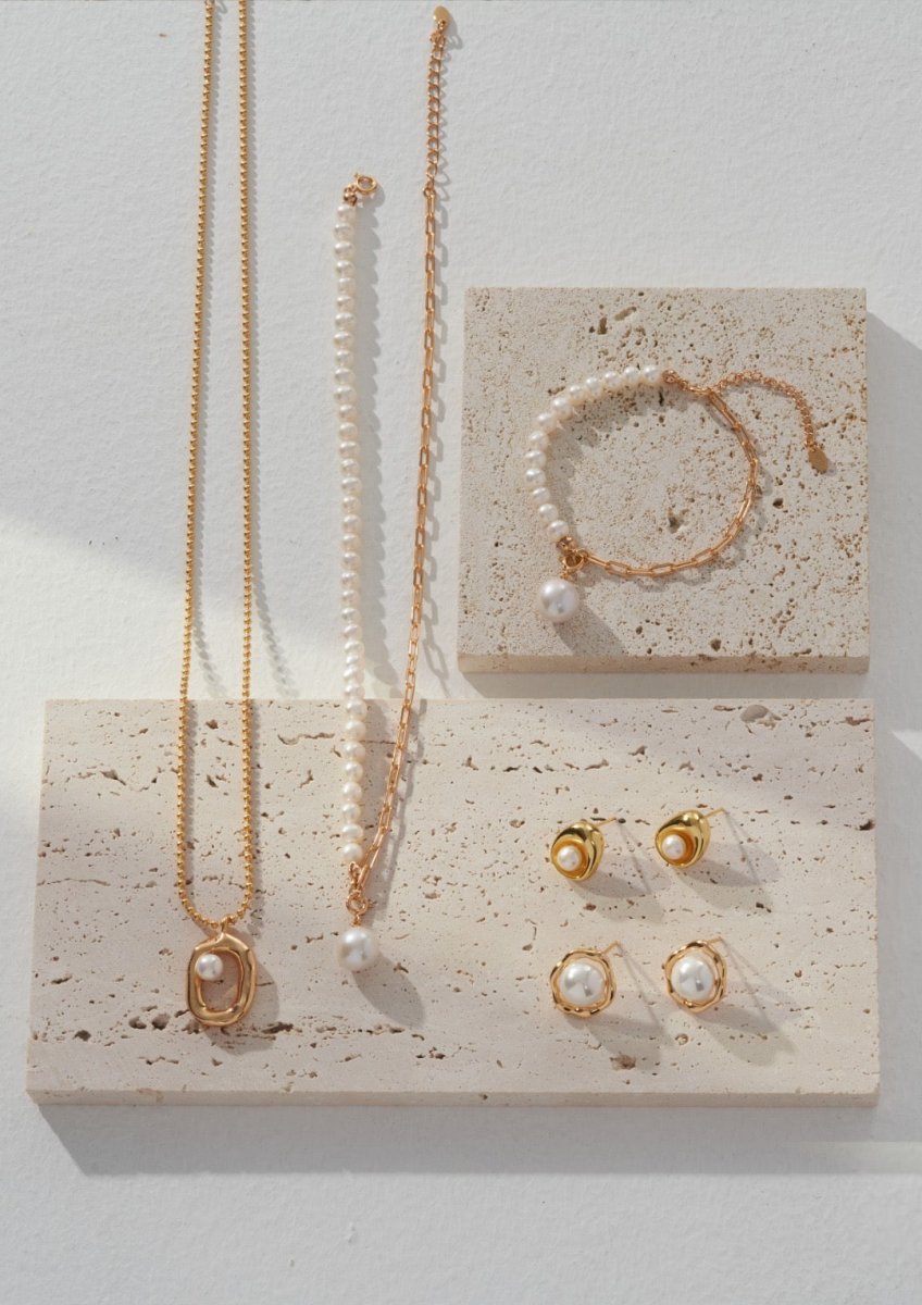 Classic Mabe Pearl 925 Sterling Silver Necklace | Mix Mix Style [Hot Seller]-Mix MIx Style