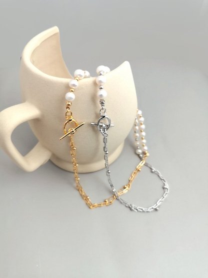 s925 Sterling Silver Akoya Pearls Necklace | Mix Mix Style [Hot Seller]-Mix MIx Style