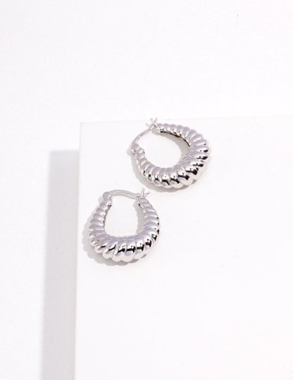 Croissant Earrings s925 Sterling Silver Earrings | Mix Mix Style [Hot Seller]-Mix MIx Style