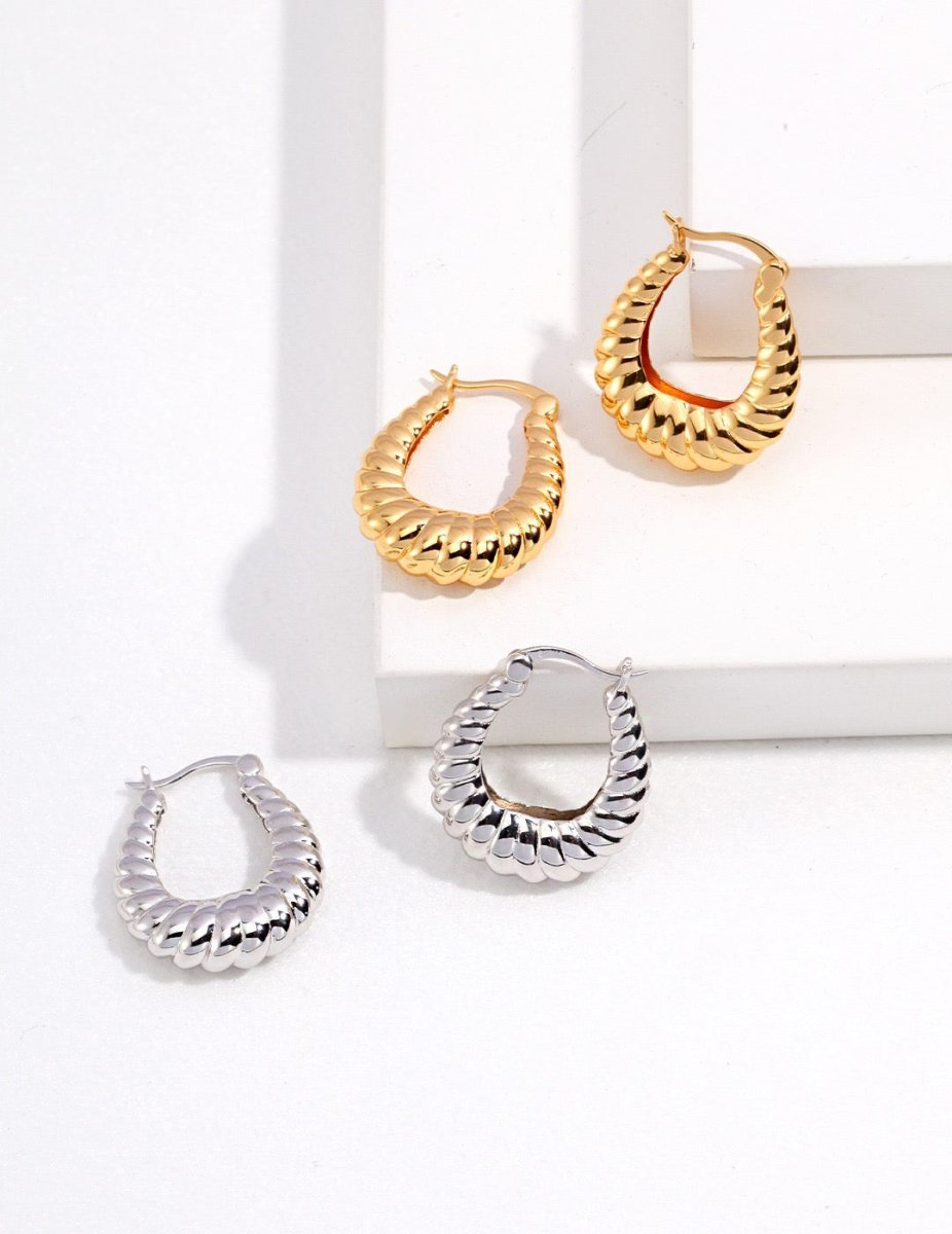 Croissant Earrings s925 Sterling Silver Earrings | Mix Mix Style [Hot Seller]-Mix MIx Style