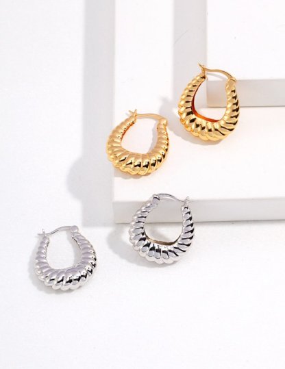 Croissant Earrings s925 Sterling Silver Earrings | Mix Mix Style [Hot Seller]-Mix MIx Style