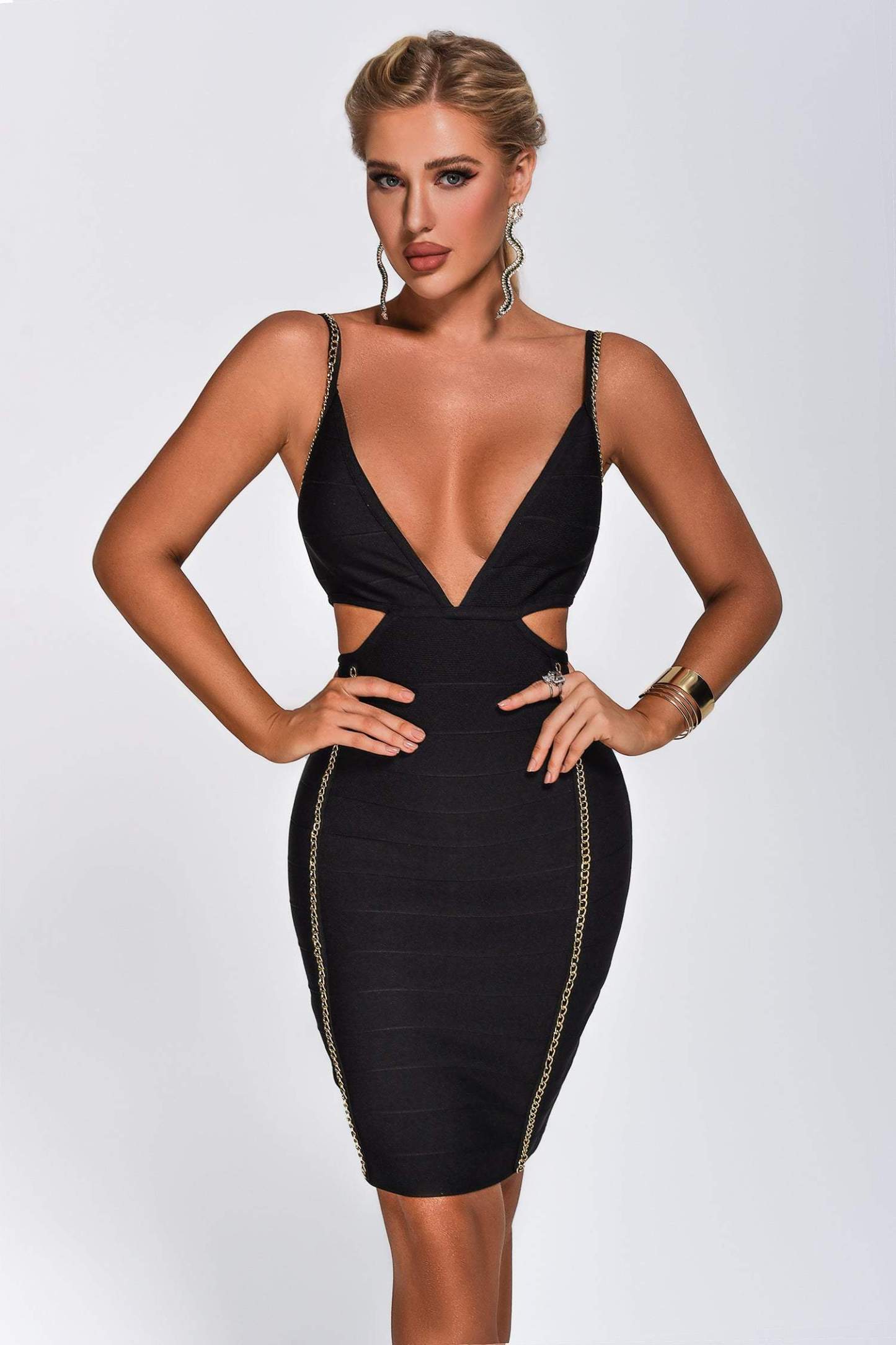 Mini Bandage Dress - Black | Mix Mix Style [Hot Seller]-Mix MIx Style