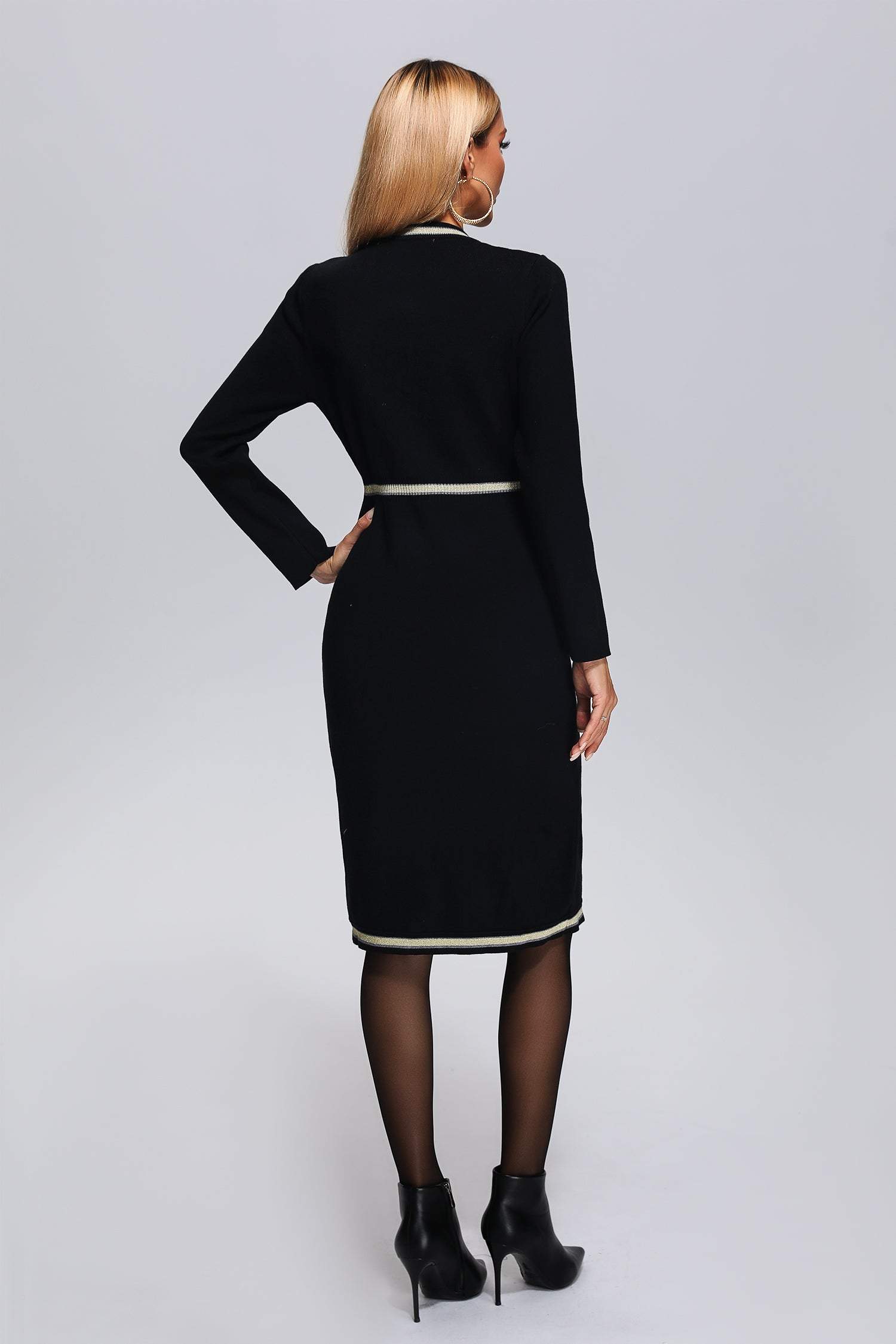 Magdalena Midi Knit Dress-Mix MIx Style