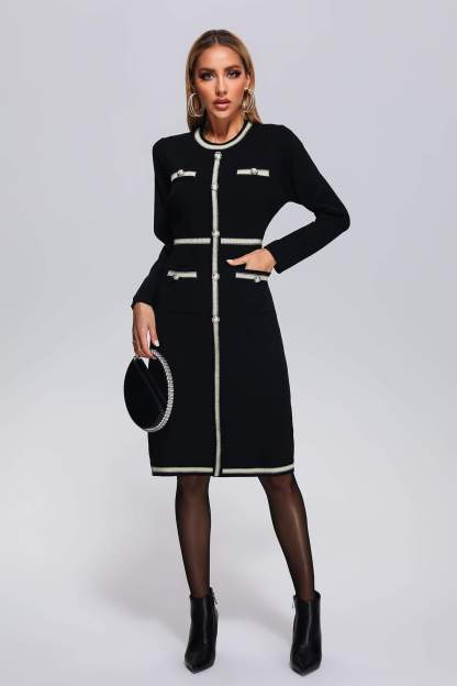 Magdalena Midi Knit Dress-Mix MIx Style