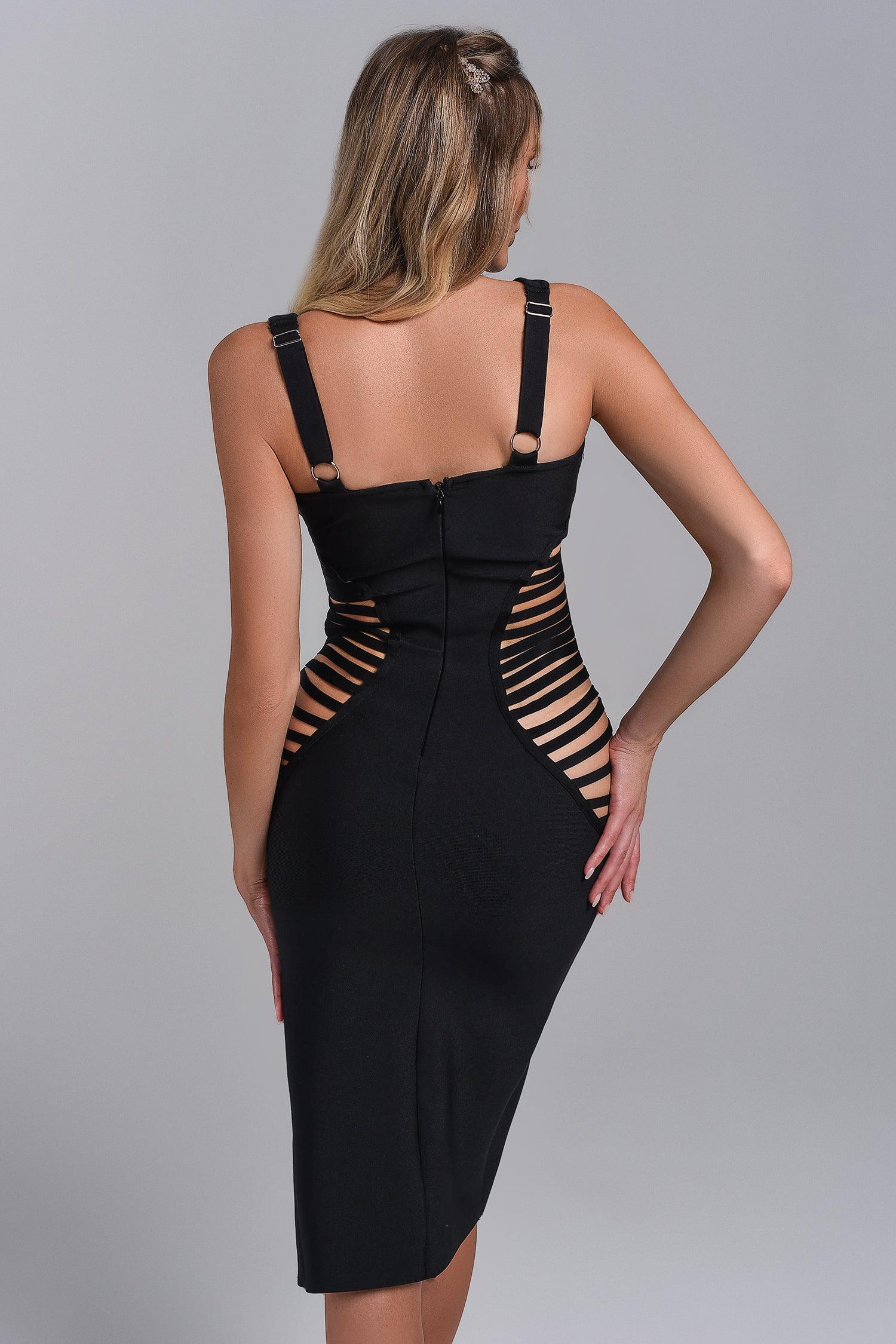 Pala Midi Bandage Dress | Mix Mix Style [Hot Seller]-Mix MIx Style