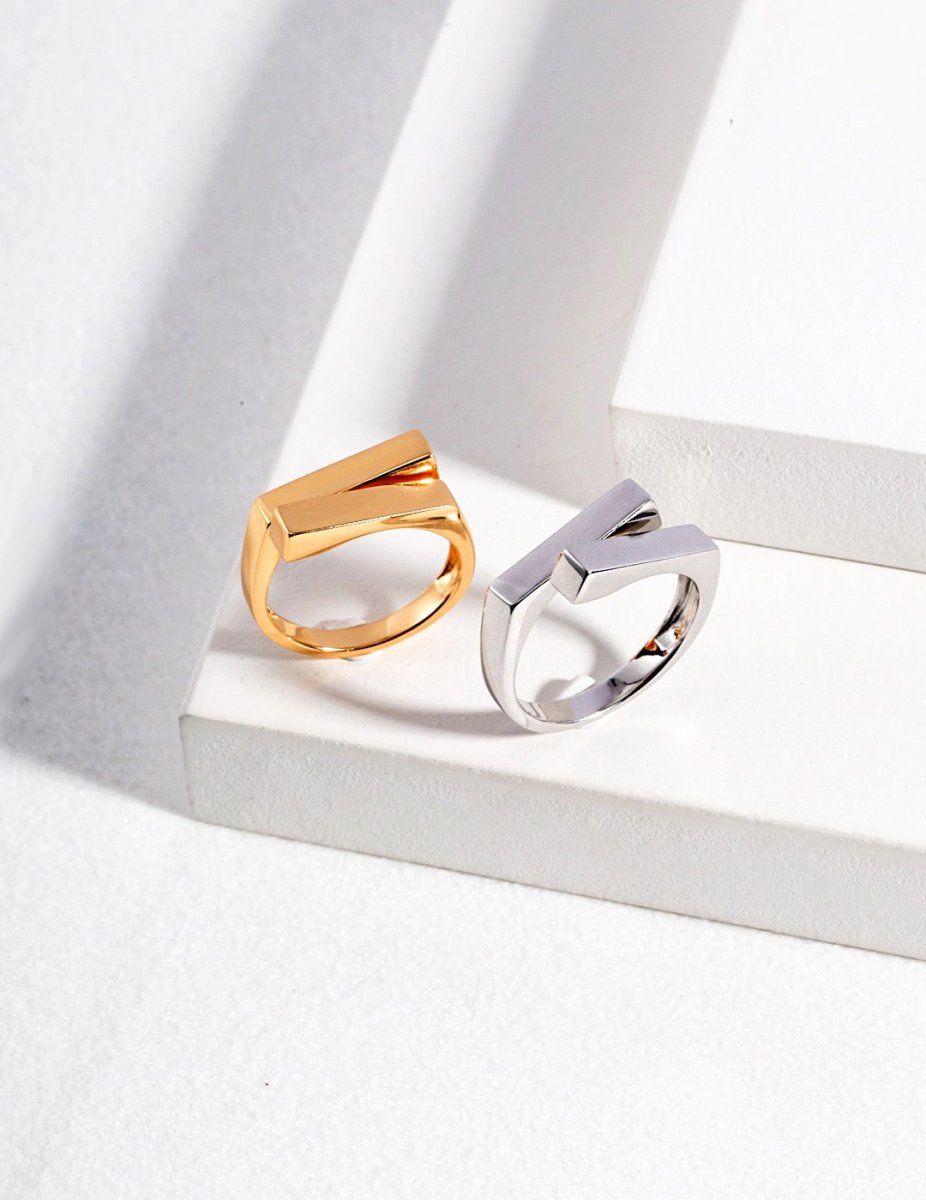 Simplicity Sterling Silver Open Adjustable Ring | Mix Mix Style [Hot Seller]-Mix MIx Style