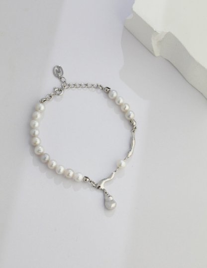 Akoya Pearl elegant sterling silver Bracelet | Mix Mix Style [Hot Seller]-Mix MIx Style