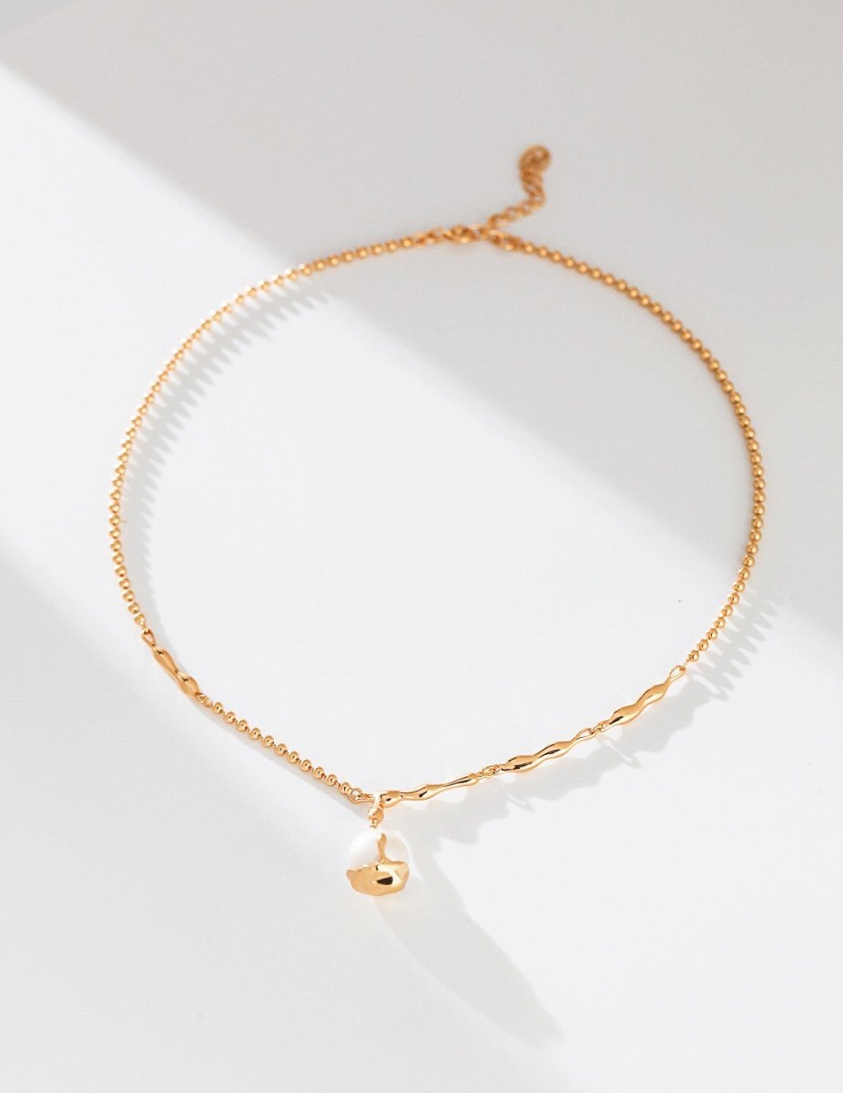 Akoya Pearl Necklace elegant sterling silver Necklace | Mix Mix Style [Hot Seller]-Mix MIx Style