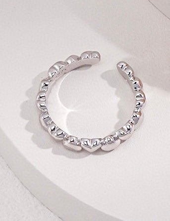 Love Heart s925 Sterling Silver Rings | Mix Mix Style [Hot Seller]-Mix MIx Style
