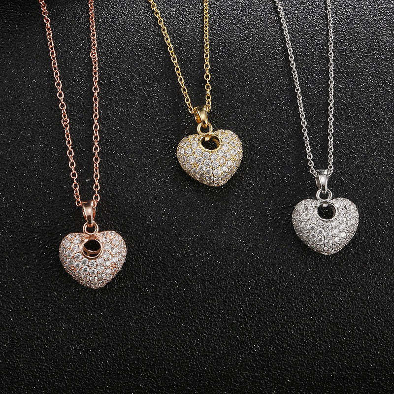 Leira Heart Pendant Jewelry Set-Mix MIx Style