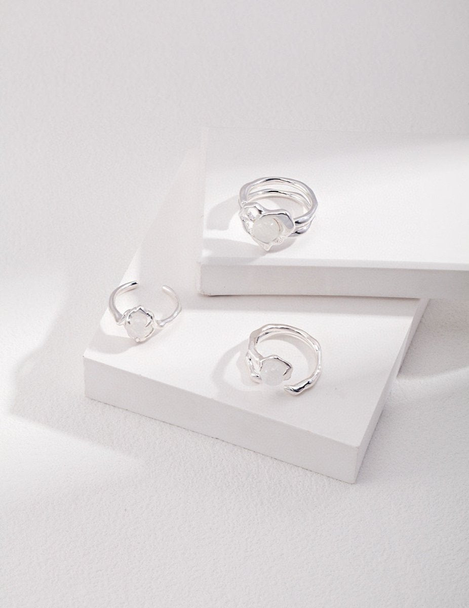 Love Heart Opal Ring | Mix Mix Style [Hot Seller]-Mix MIx Style