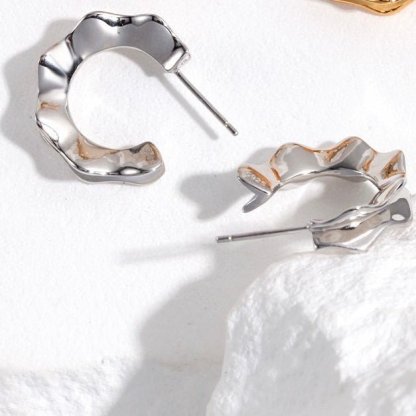 Simple and Stylish Sterling Silver Earrings | Mix Mix Style [Hot Seller]-Mix MIx Style