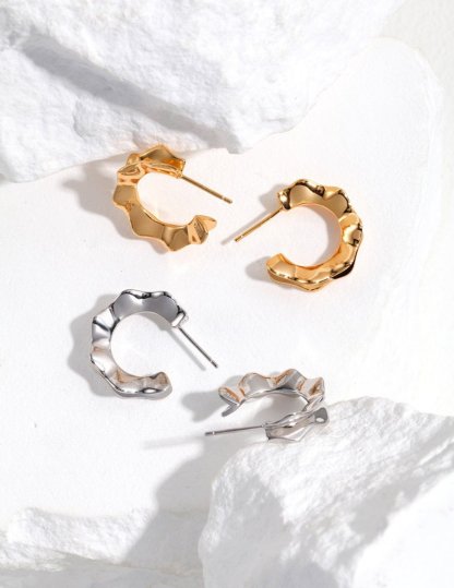 Simple and Stylish Sterling Silver Earrings | Mix Mix Style [Hot Seller]-Mix MIx Style