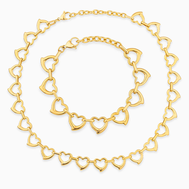 Lux Hearts All Around Jewelry Set-Mix MIx Style