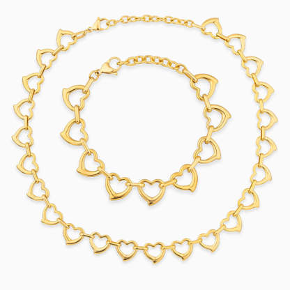 Lux Hearts All Around Jewelry Set-Mix MIx Style