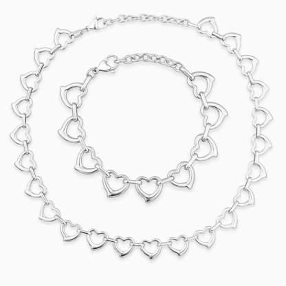 Lux Hearts All Around Jewelry Set-Mix MIx Style