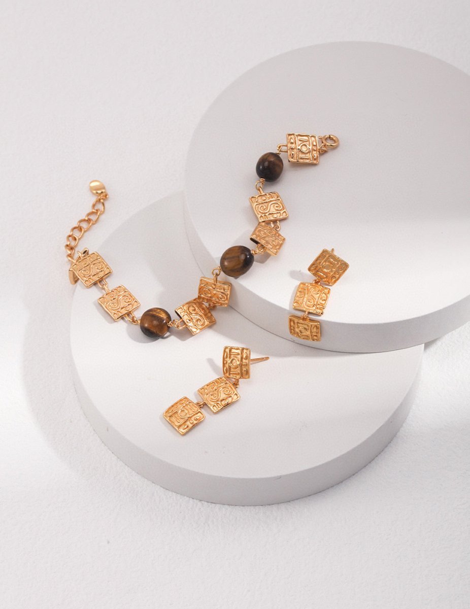 Sterling Silver and Natural Gemstone Bracelet | Mix Mix Style [Hot Seller]-Mix MIx Style