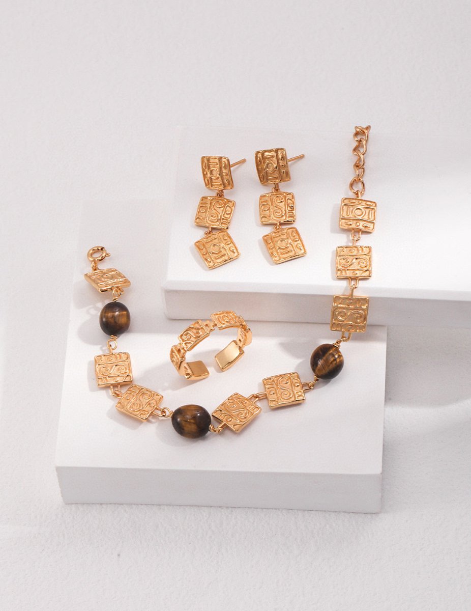 Sterling Silver and Natural Gemstone Bracelet | Mix Mix Style [Hot Seller]-Mix MIx Style