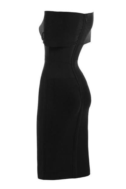 Black Off Shoulder Mini Dress | Mix Mix Style [Hot Seller]-Mix MIx Style