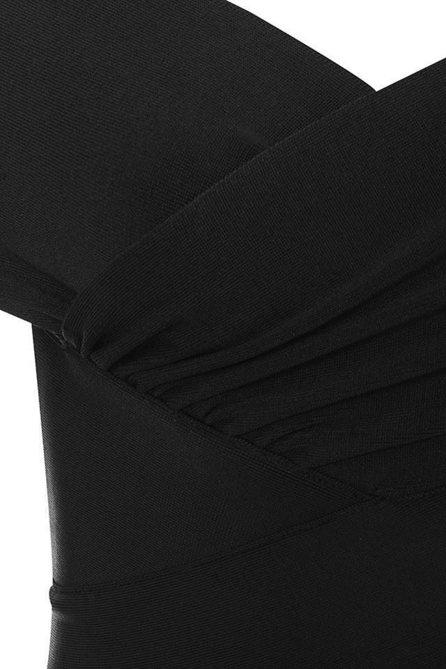 Black Off Shoulder Mini Dress | Mix Mix Style [Hot Seller]-Mix MIx Style