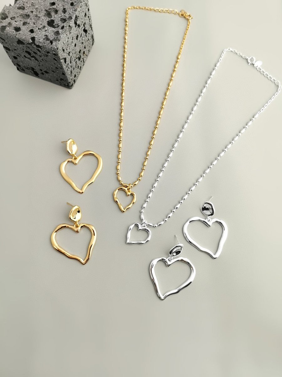 Love Heart Pendant s925 Sterling Silver Necklace | Mix Mix Style-Mix MIx Style
