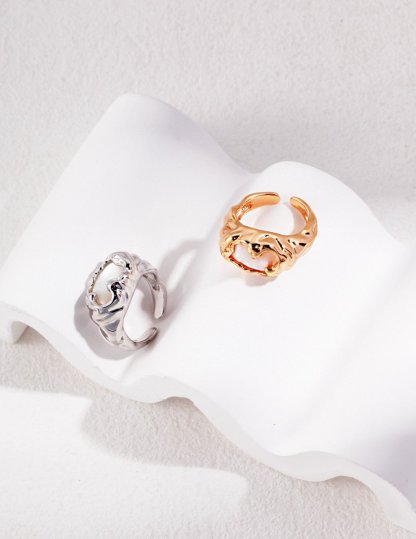 Mother of Pearl s925 Sterling SilverRings | Mix Mix Style-Mix MIx Style