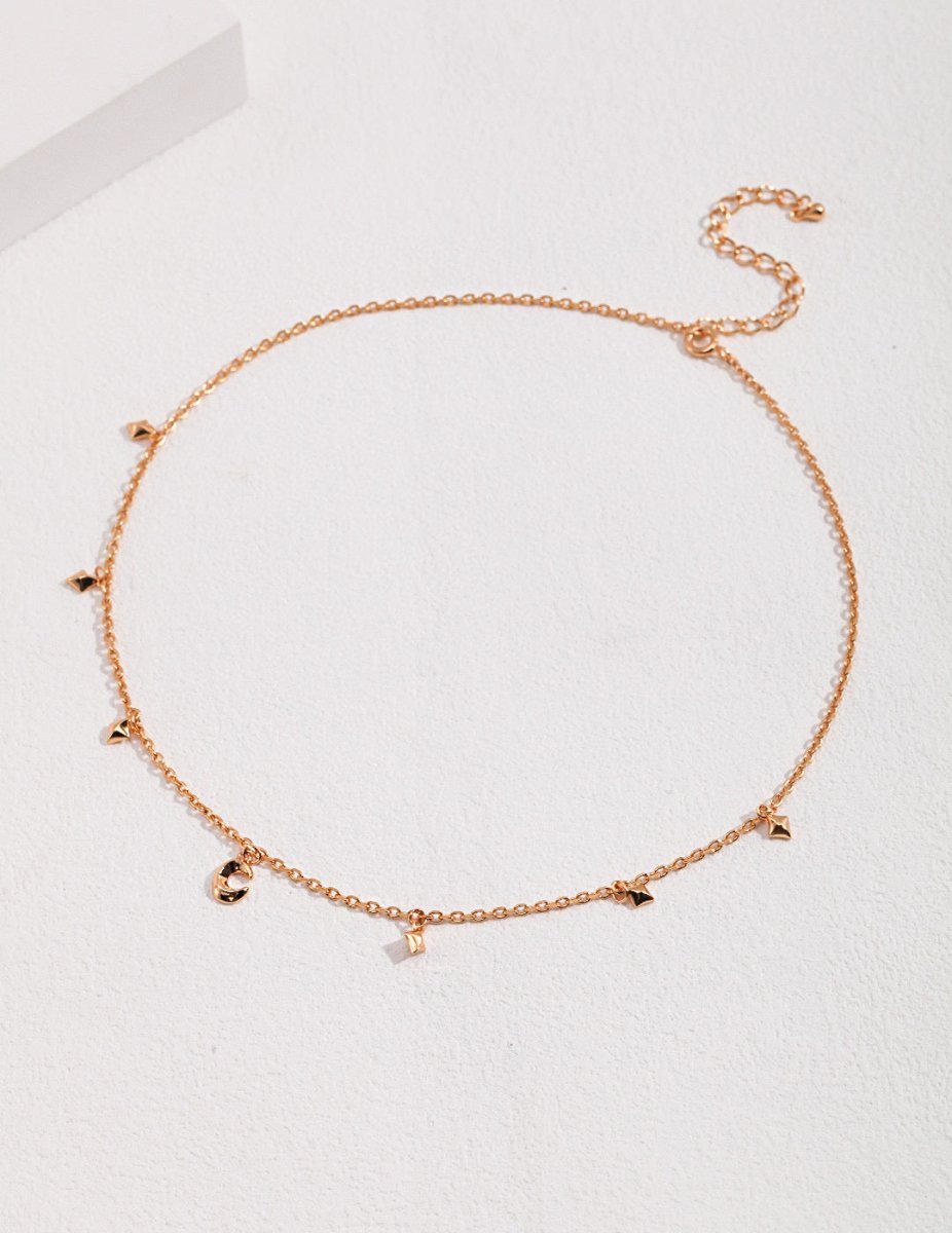 Moon and Star Sterling Silver Necklace | Mix Mix Style-Mix MIx Style