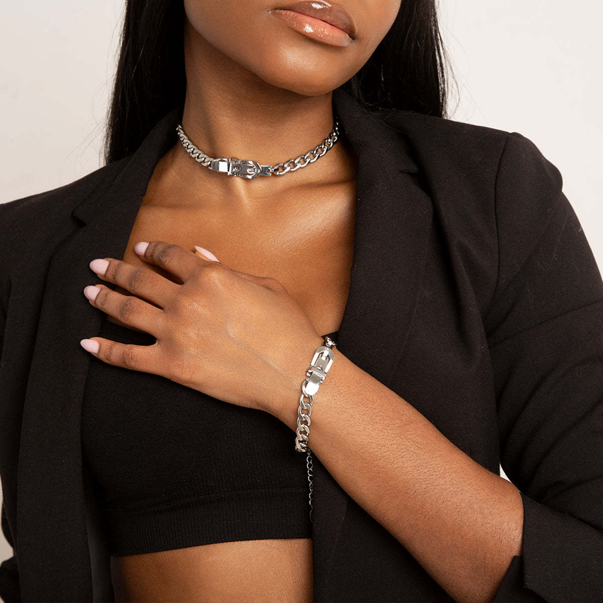 Modern Buckle Jewelry Set-Mix MIx Style