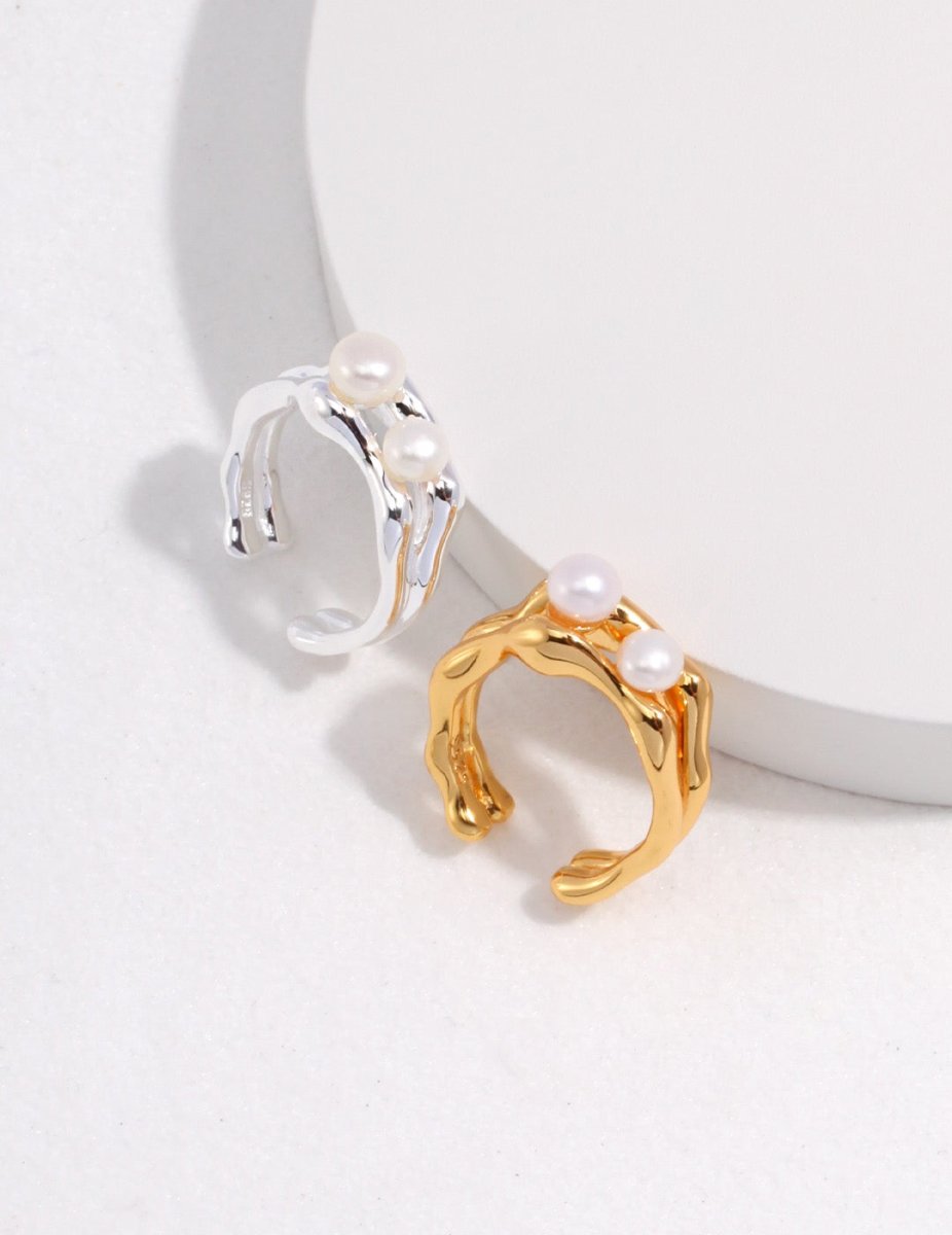 Classic s925 Sterling Silver Pearl Ring | Mix Mix Style [Hot Seller]-Mix MIx Style