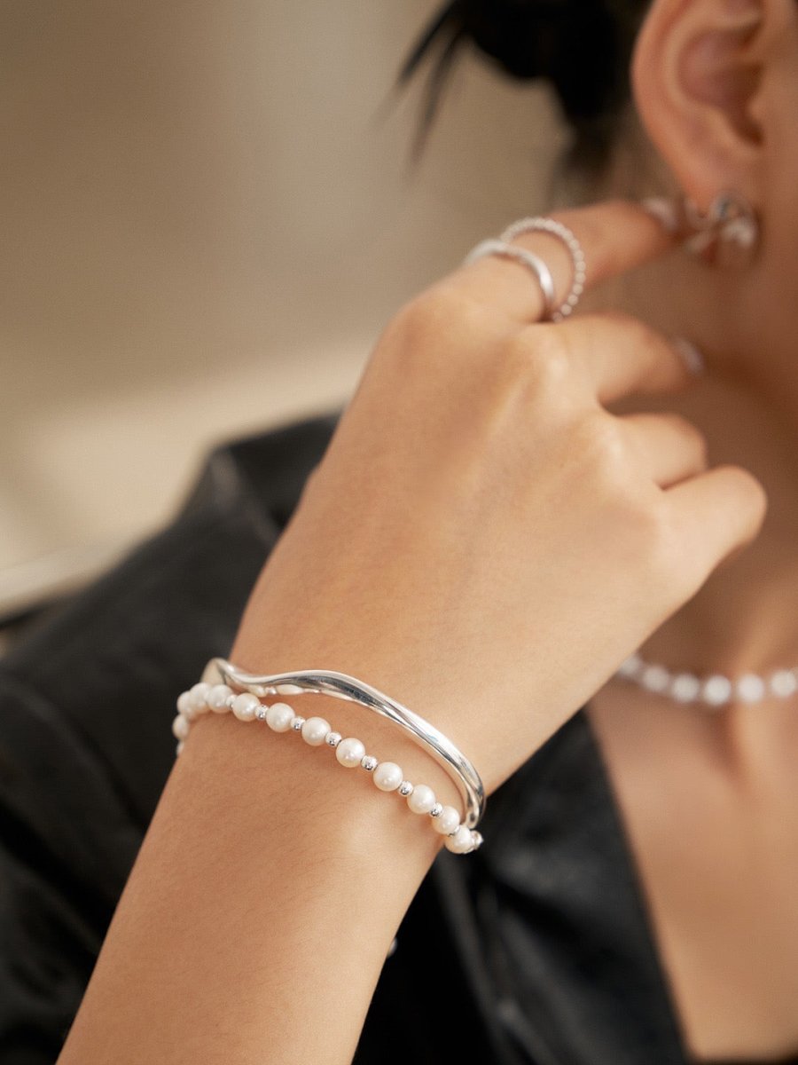 3 Ways Pearl Bracelets - Sterling Silver with Pearls Bracelets | Mix Mix Style-Mix MIx Style