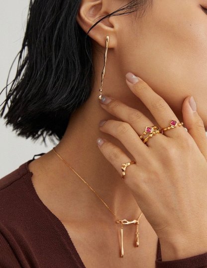 Irregular Unique s925 Sterling Silver Ring | Mix Mix Style-Mix MIx Style
