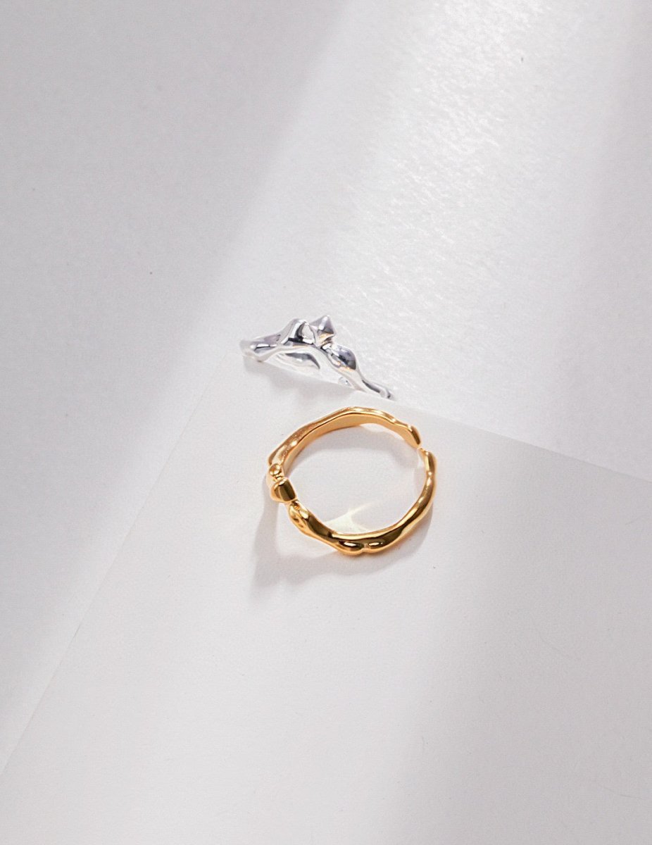 Irregular Unique s925 Sterling Silver Ring | Mix Mix Style-Mix MIx Style