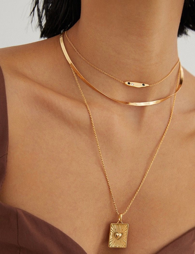 Simplicity Plain s925 Sterling Silver Chain Necklace | Mix Mix Style-Mix MIx Style