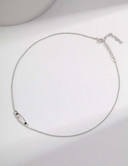 Simplicity Plain s925 Sterling Silver Chain Necklace | Mix Mix Style-Mix MIx Style