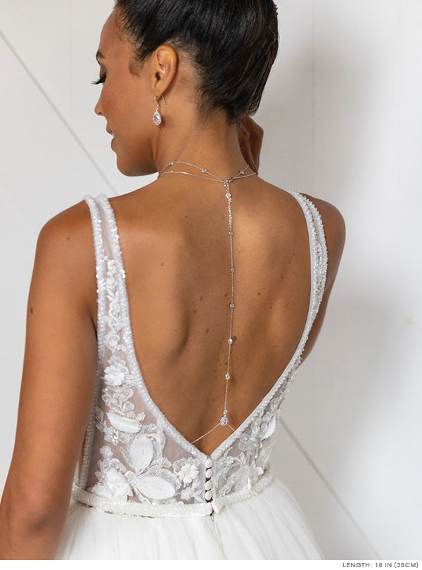 Petite Pendant Back Necklace s925 Sterling Silver | Mix Mix Style [Hot Seller]-Mix MIx Style