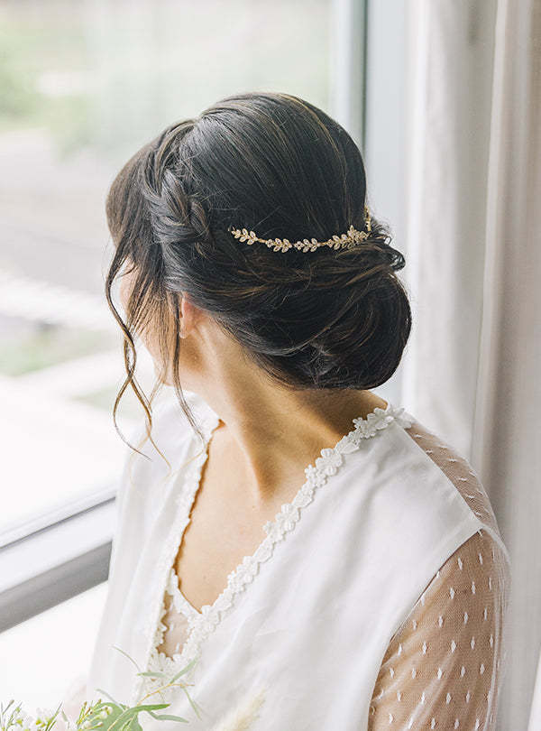 Boho Crystal Leaf Hair Comb | Mix Mix Style [Hot Seller]-Mix MIx Style