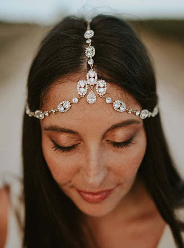 Crystal 18K Gold Plated Headpiece | Mix Mix Style [Hot Seller]-Mix MIx Style