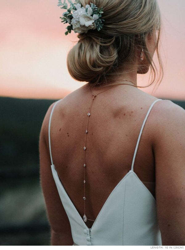 Petite Pendant Back Necklace s925 Sterling Silver | Mix Mix Style [Hot Seller]-Mix MIx Style