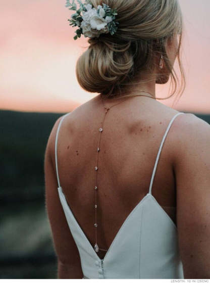 Petite Pendant Back Necklace s925 Sterling Silver | Mix Mix Style [Hot Seller]-Mix MIx Style