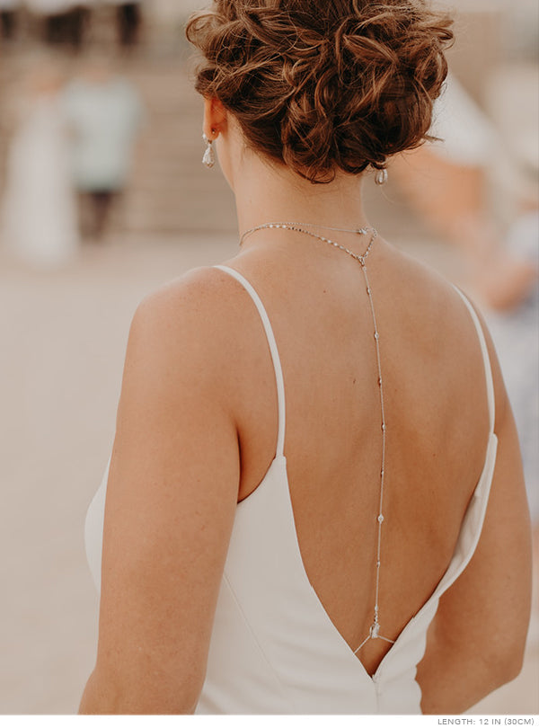 Petite Pendant Back Necklace s925 Sterling Silver | Mix Mix Style [Hot Seller]-Mix MIx Style