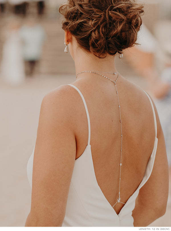 Petite Pendant Back Necklace s925 Sterling Silver | Mix Mix Style [Hot Seller]-Mix MIx Style