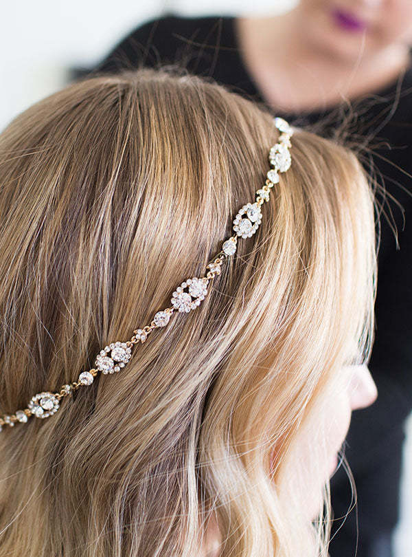 Crystal Halo 18K White Gold Wreath | Mix Mix Style [Hot Seller]-Mix MIx Style