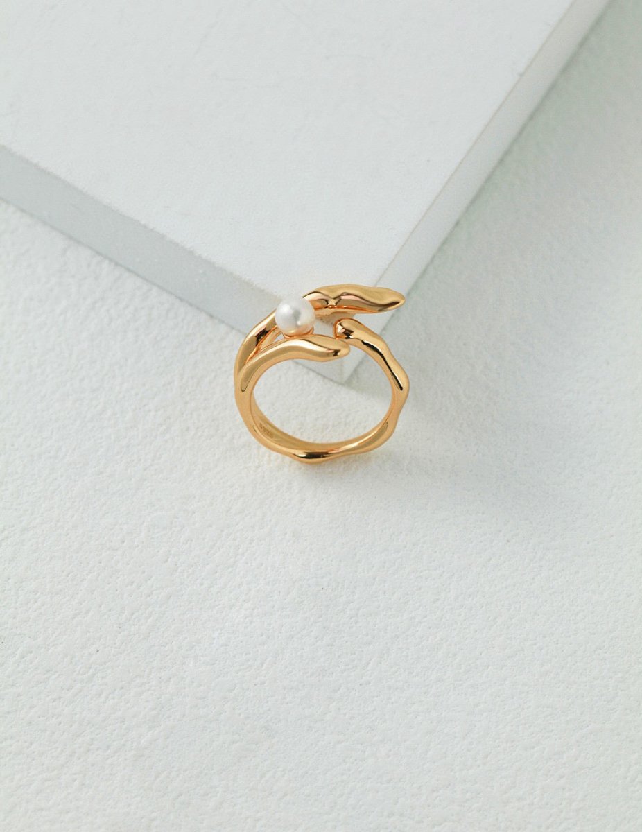 s925 Sterling Silver and Akoya Pearl Ring | Mix Mix Style [Hot Seller]-Mix MIx Style