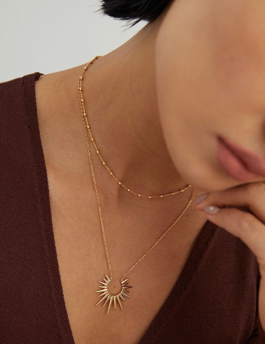 Sunny Statement s925 Sterling Silver Necklace | Mix Mix Style-Mix MIx Style