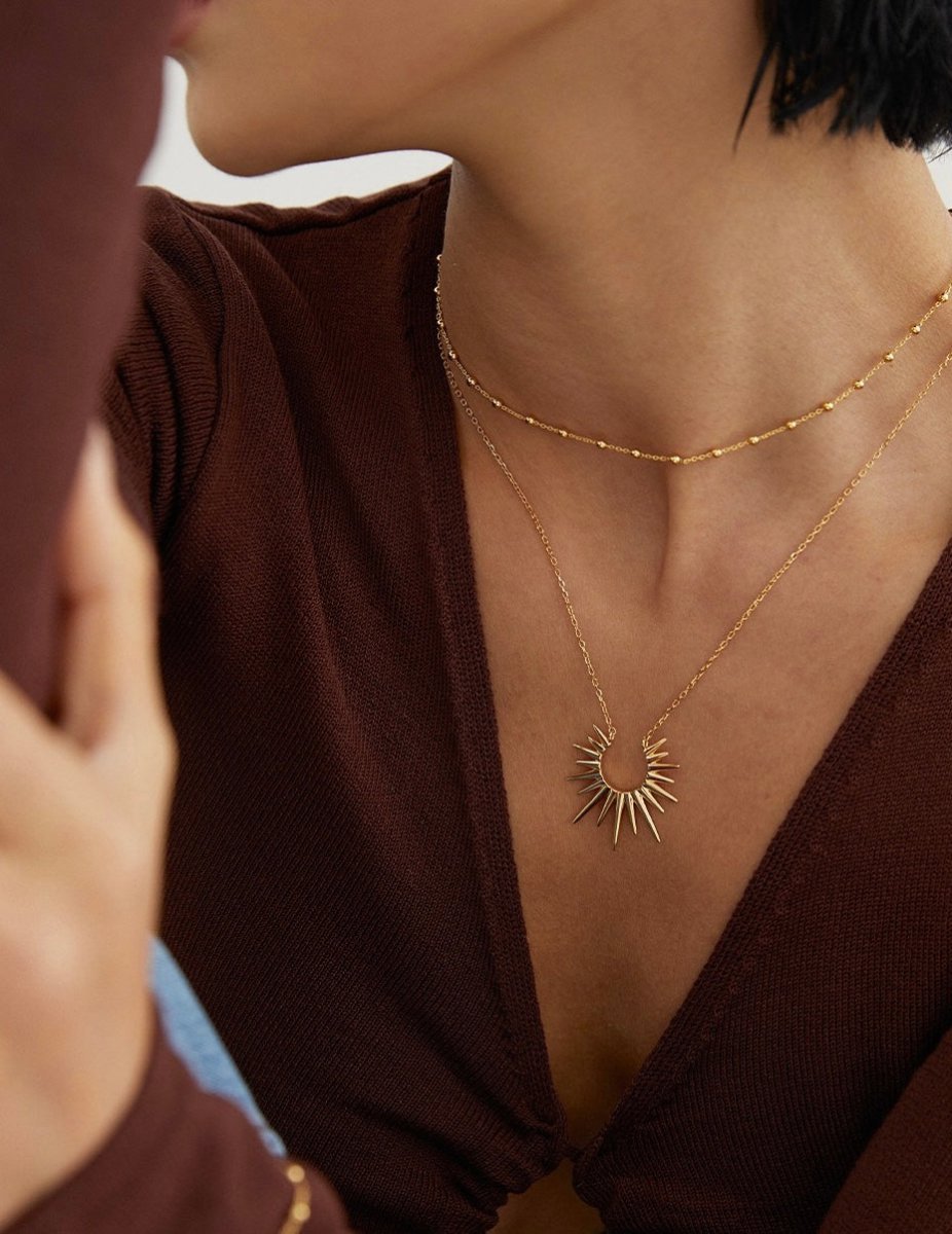 Sunny Statement s925 Sterling Silver Necklace | Mix Mix Style-Mix MIx Style