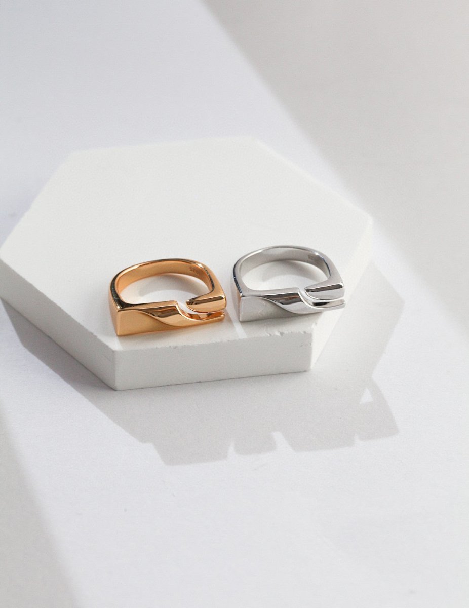 Classic s925 Sterling Silver Statement Ring | Mix Mix Style-Mix MIx Style
