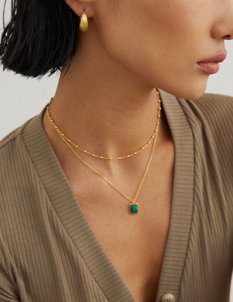 s925 Sterling Silver Beads Minimalist Necklace | Mix Mix Style-Mix MIx Style