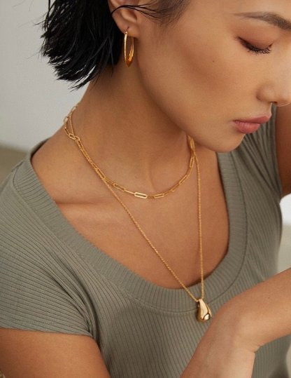 s925 Sterling Silver Minimalist Paper Clip Chain | Mix Mix Style-Mix MIx Style