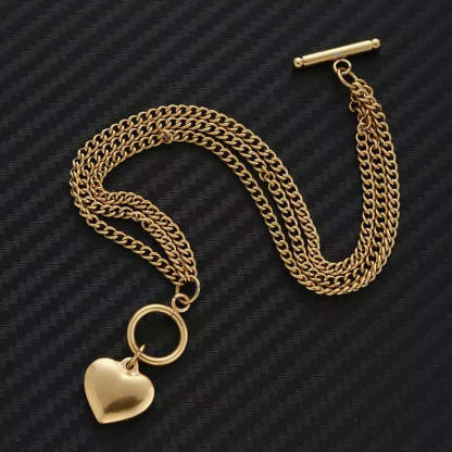 Triple Layer Lustrous Heart Jewelry Set-Mix MIx Style