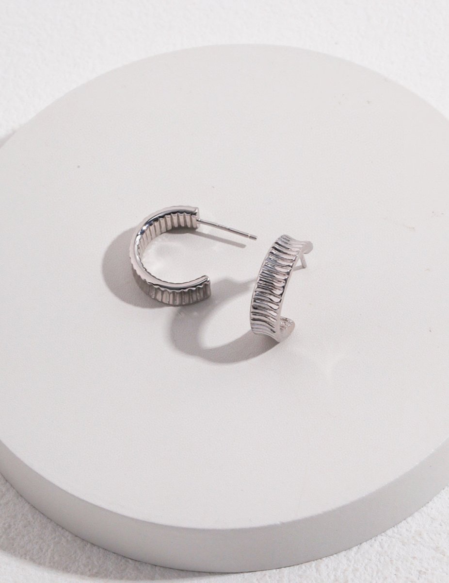 Minimalist Hoop s925 Sterling Silver Earrings | Mix Mix Style-Mix MIx Style